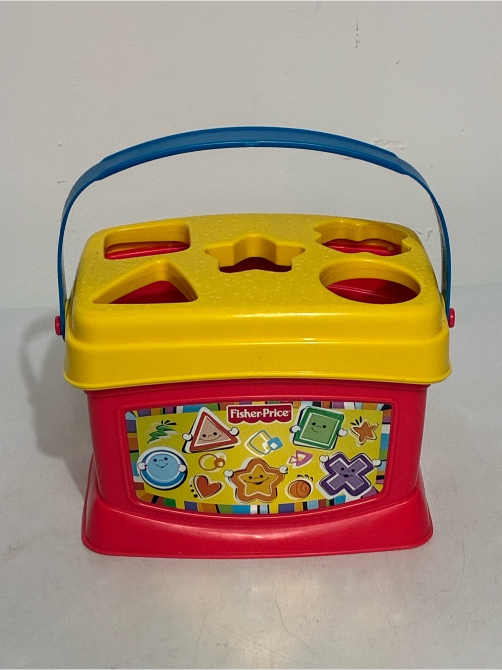 Fisher-Price Red, Yellow & Blue Shape Sorting Bucket